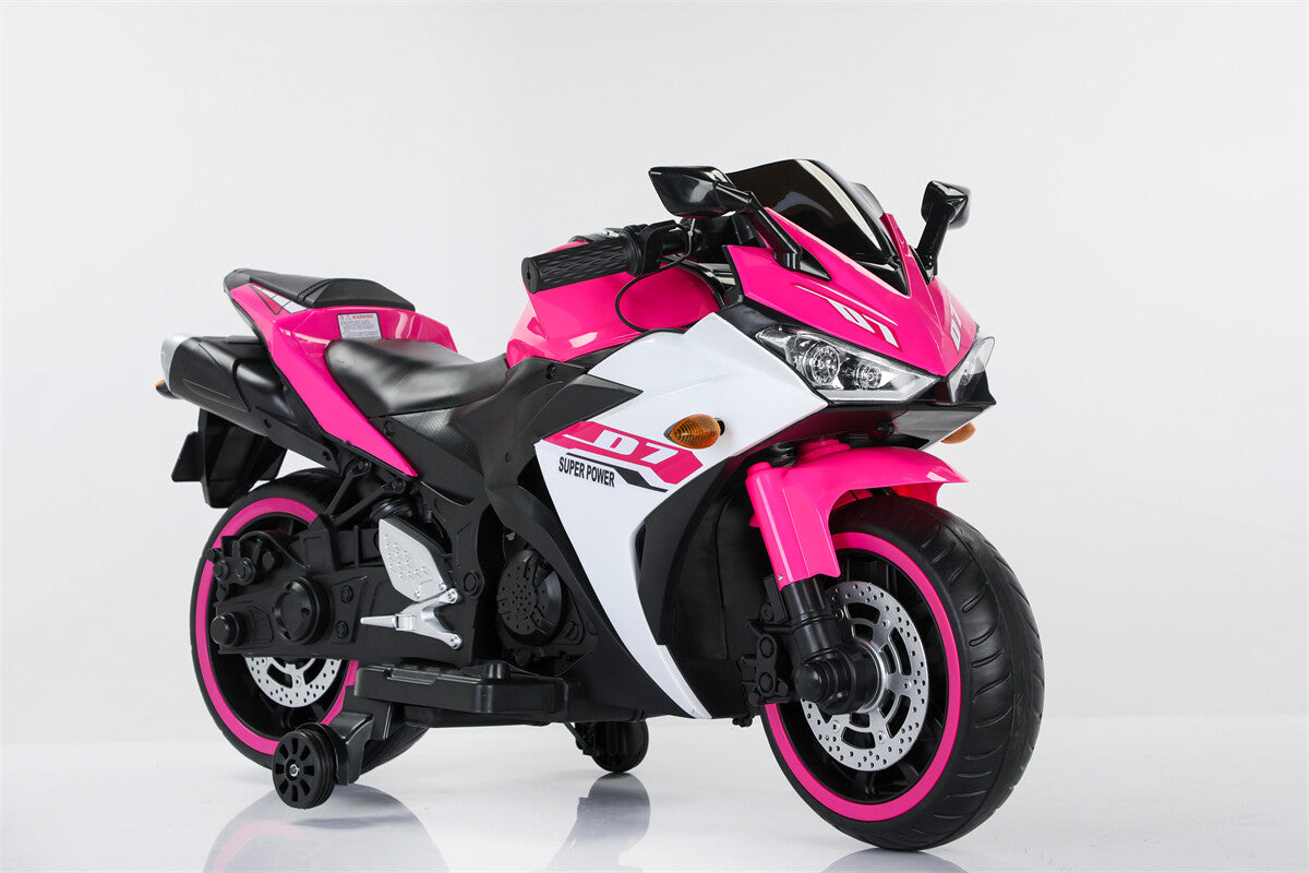 12V Rechargeable Electric Ride-On Motorcycle Toy Bike 1.8-3.2 MPH for Ages 3-6 Trend Times 11
