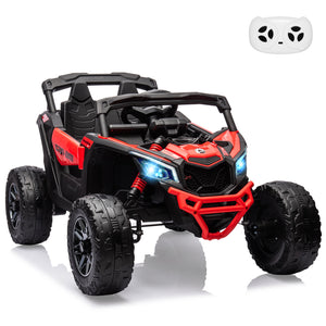 12V Electric Off-Road UTV Ride-On Car for Kids with Remote Control, LED Lights, and Music Trend Times 1