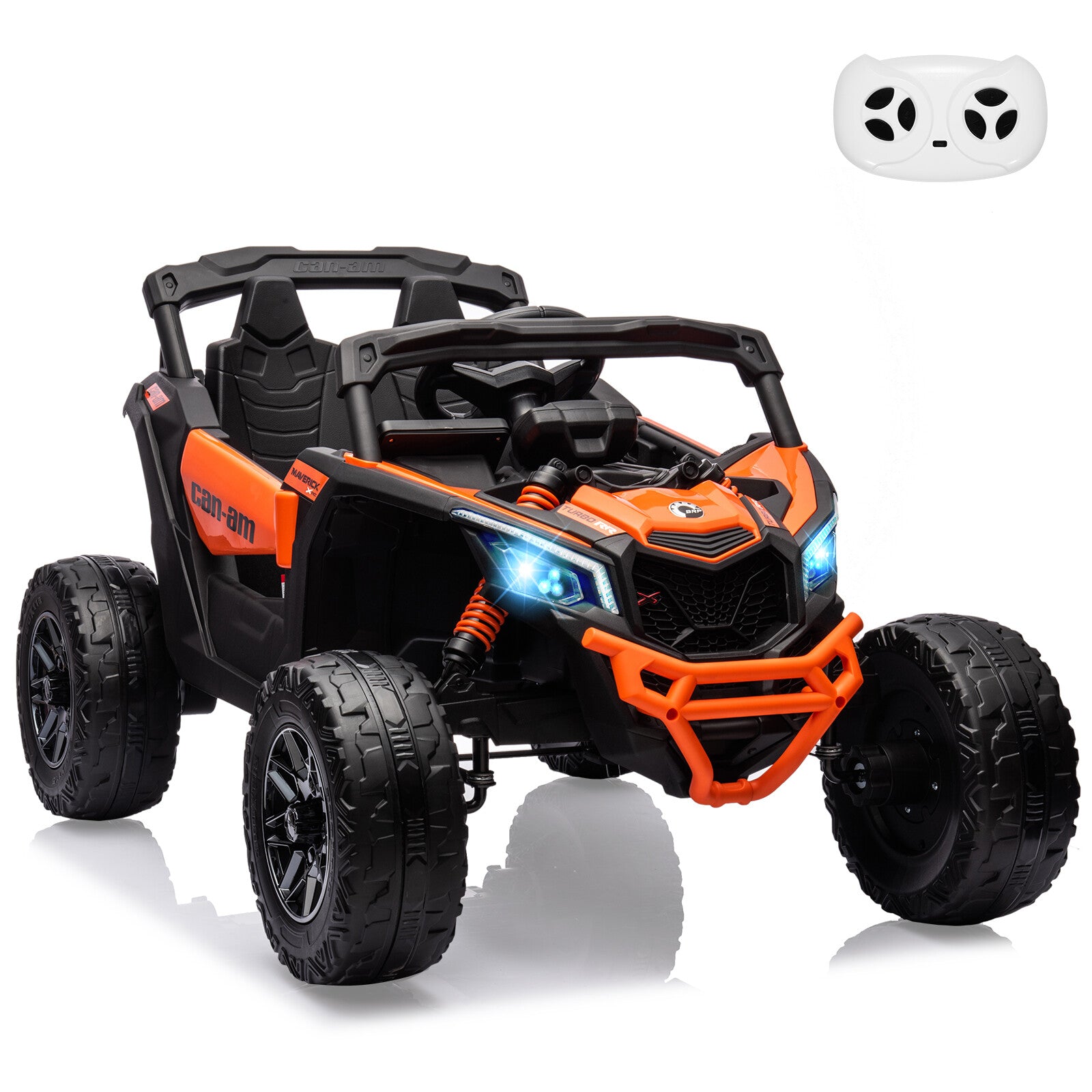 12V Electric Off-Road UTV Ride-On Car for Kids with Remote Control, LED Lights, and Music Trend Times 13