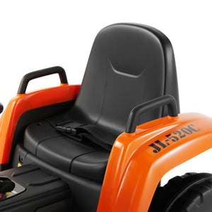 12V Orange Electric Ride-On Excavator Truck with 3 Speeds, Music, Lights, and Remote Control Trend Times 21