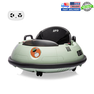 12V Battery-Powered Electric Ride-On Bumper Car for Kids and Toddlers with 44 lbs Load Capacity Trend Times 0