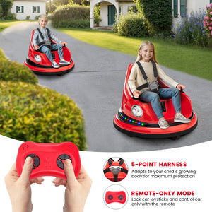 12V Electric Ride-On Bumper Car for Kids and Toddlers with Remote Control and Music Trend Times 4