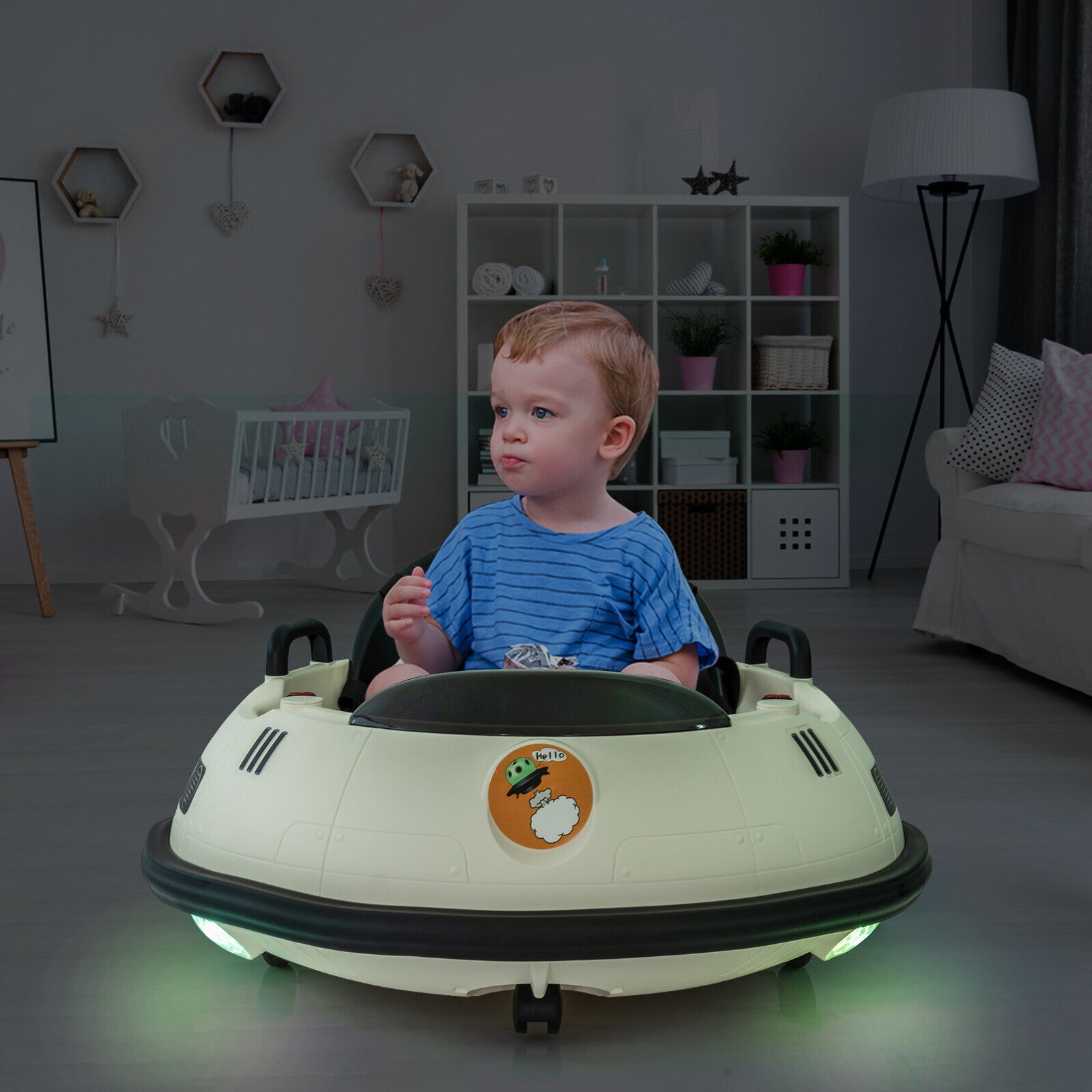 12V Electric Ride-On Bumper Car for Toddlers and Kids with Remote Control Trend Times 14