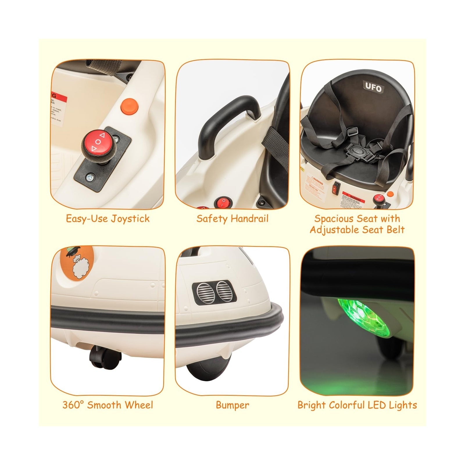 12V Electric Ride-On Bumper Car for Toddlers and Kids with Remote Control Trend Times 2