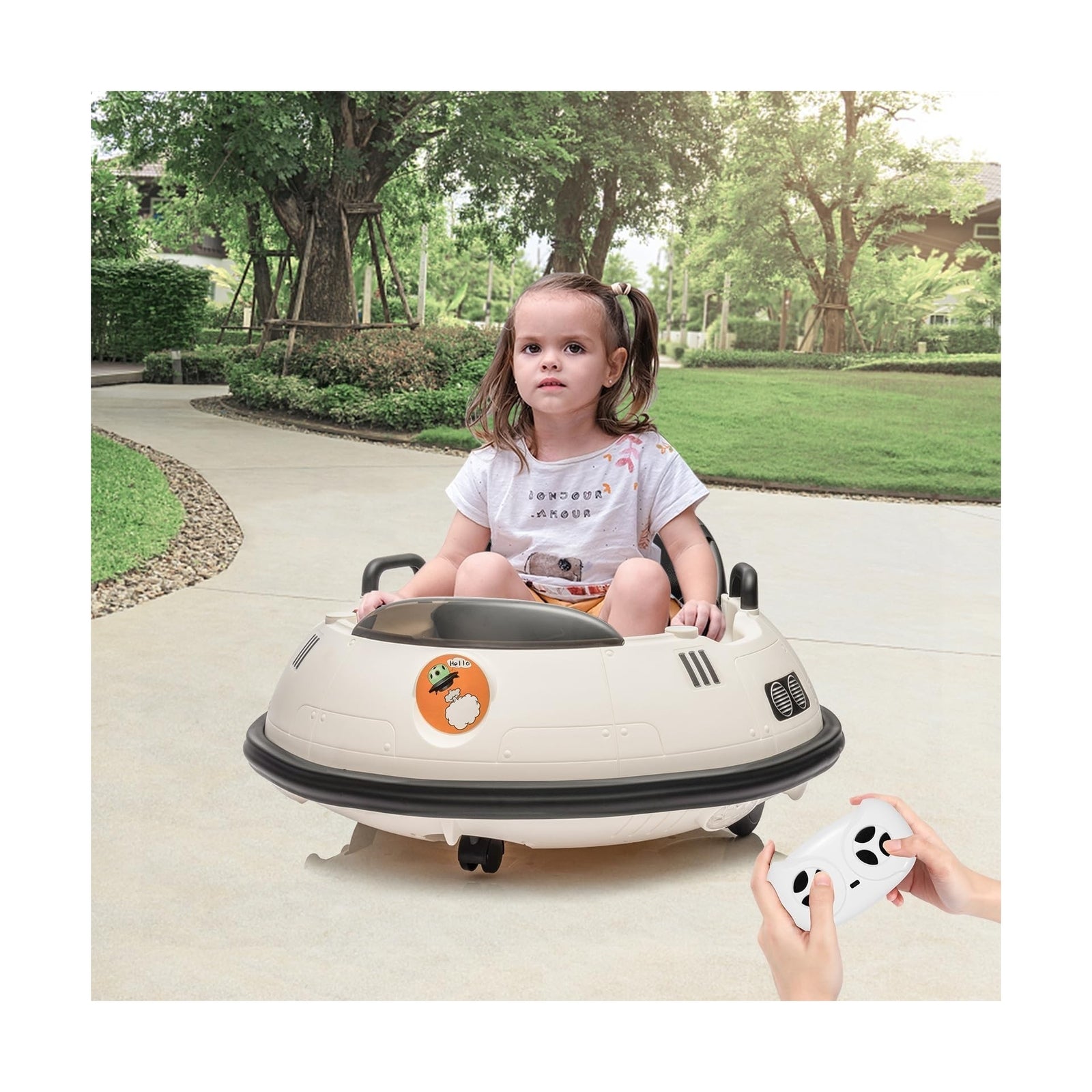12V Electric Ride-On Bumper Car for Toddlers and Kids with Remote Control Trend Times 6