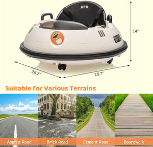 12V Electric Ride-On Bumper Car for Toddlers and Kids with Remote Control Trend Times 4