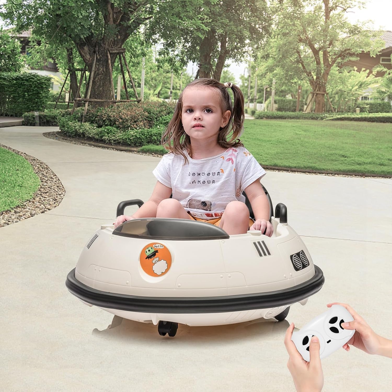 12V Electric Ride-On Bumper Car for Toddlers and Kids with Remote Control Trend Times 6