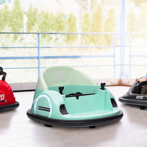 12V Electric Ride-On Bumper Car with Remote Control - Green Trend Times 8