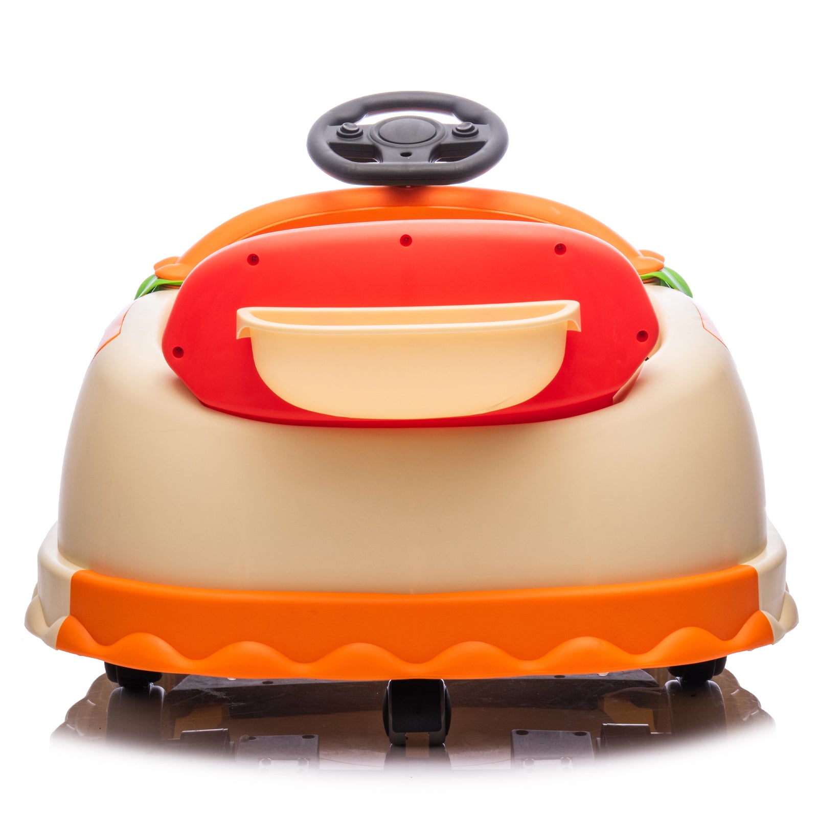 12V Electric Ride-On Bumper Car with Remote Control Hamburger Design and 360-Degree Spin for Kids Trend Times 21