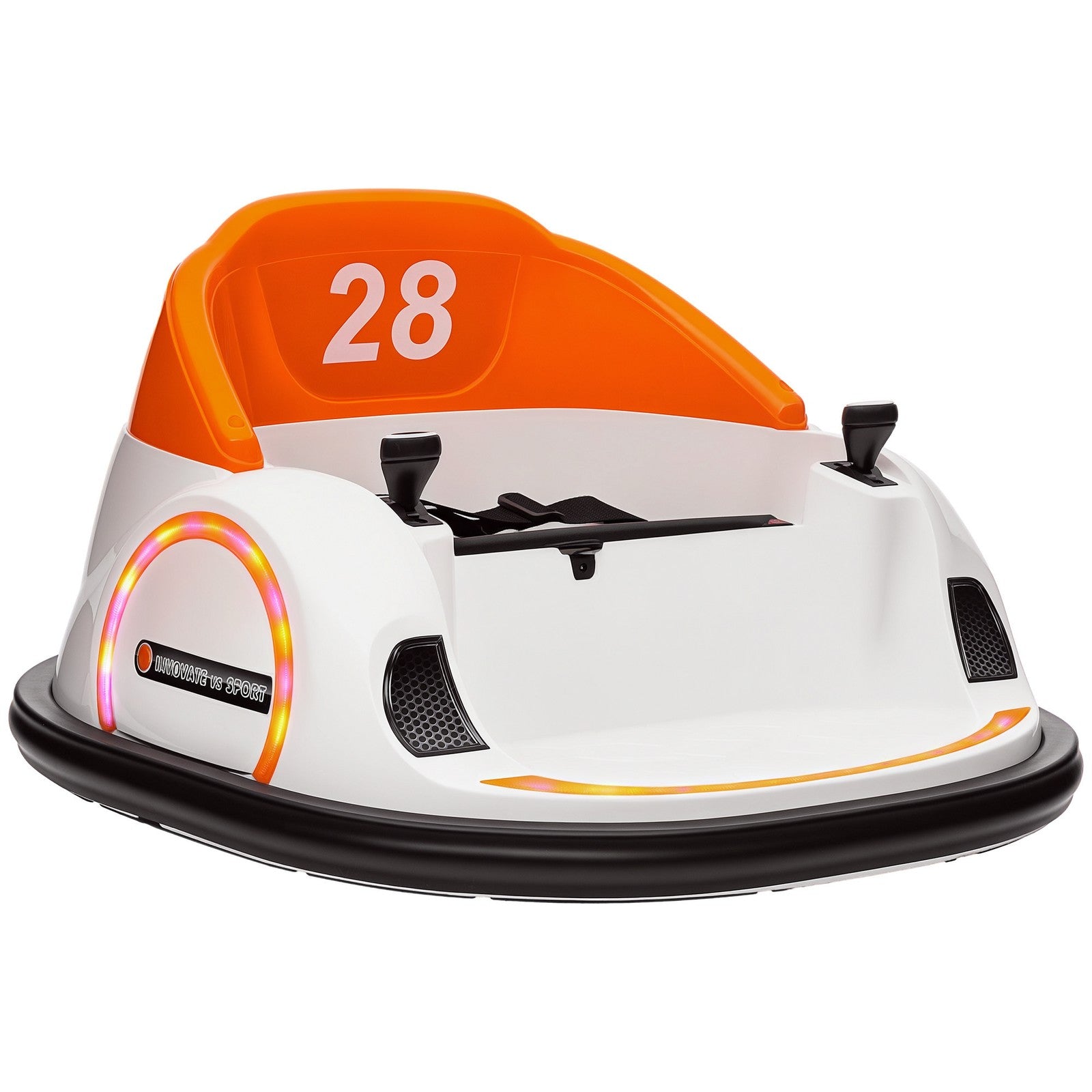 12V Electric Ride-On Bumper Car with Remote Control in Orange Trend Times 2
