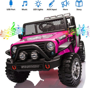 12V Electric 2-Seater Kids Ride-On Jeep Truck with Remote Control Trend Times 1
