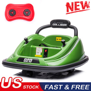 12V Electric Kids Ride-On Bumper Car with 360° Rotation and Remote Control Trend Times 0