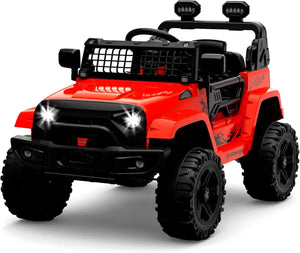 12V Electric Ride-On Kids Truck with LED Lights and Remote Control Battery-Powered Toy Car for Children Trend Times 11