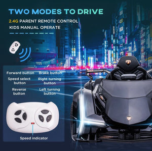 12V Electric Ride-On Licensed Lamborghini V12 Vision Gran Turismo Car Trend Times 4