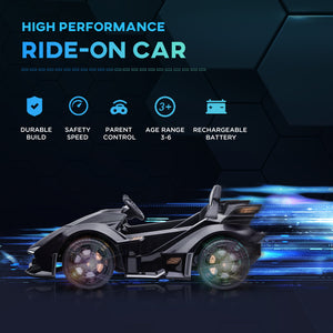 12V Electric Ride-On Car with Remote Control and Bluetooth, Black Trend Times 9