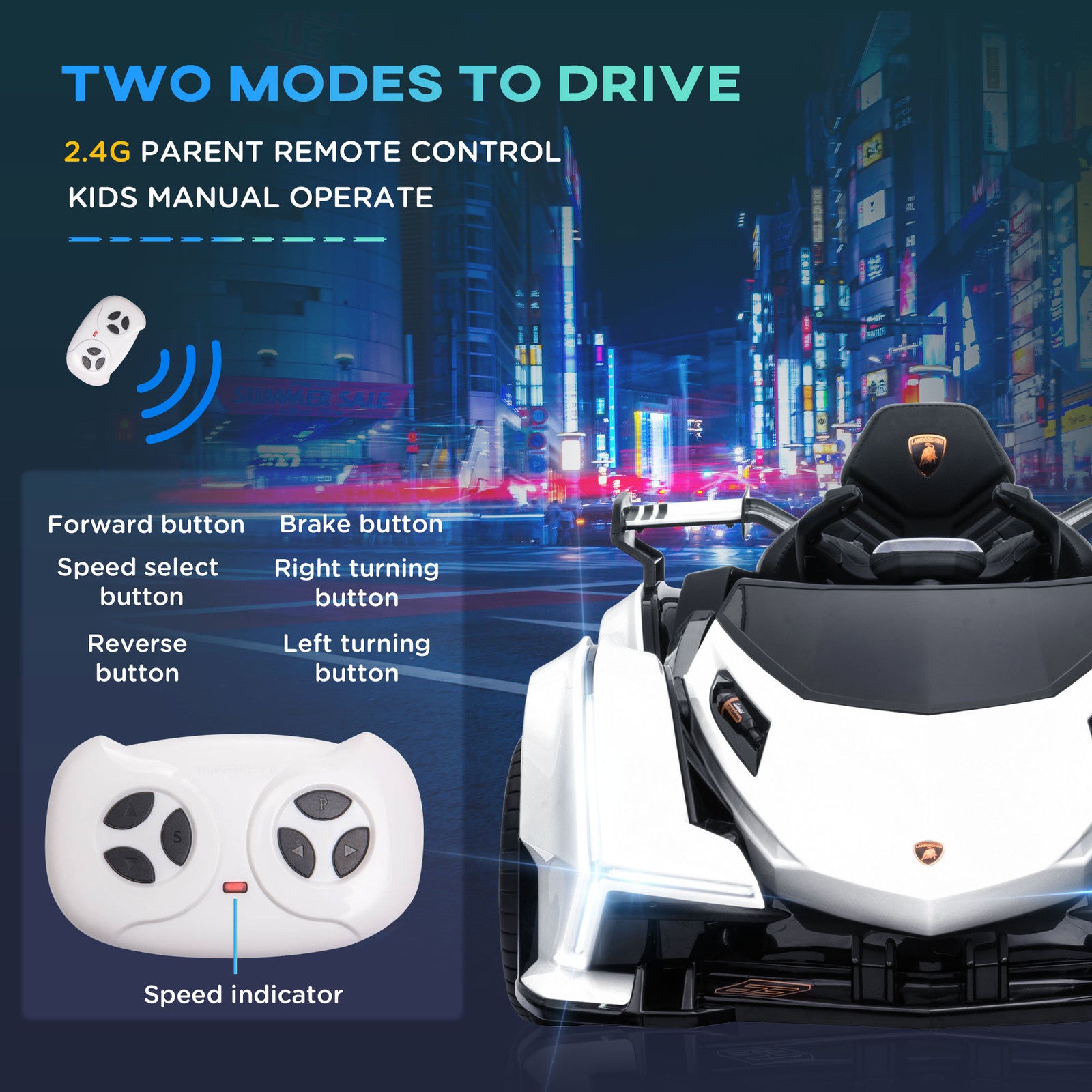 12V Electric Ride-On Car with Remote Control, Bluetooth, and Music Trend Times 6