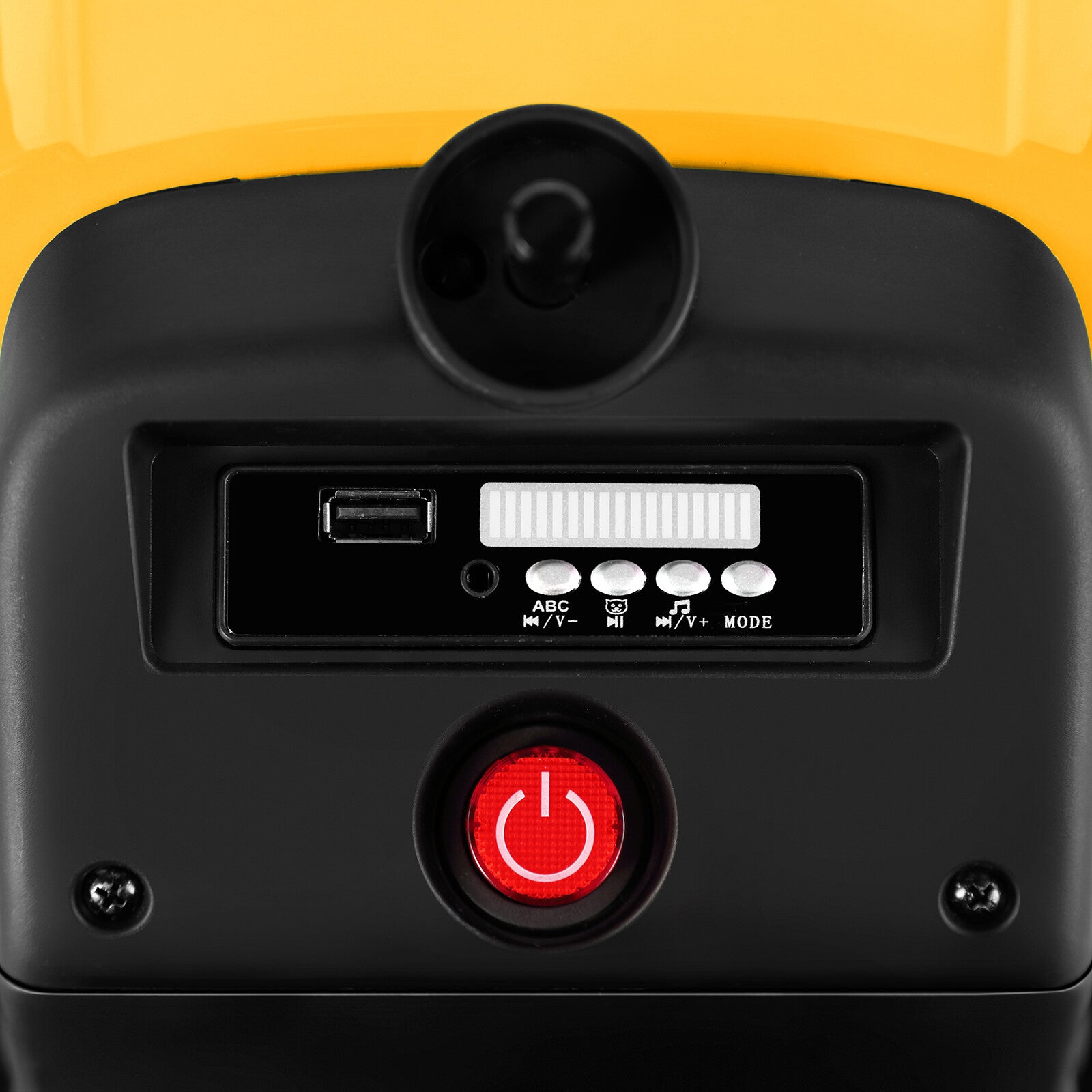 12V Electric Ride-On Excavator Digger with 3 Speeds Bluetooth Music Lights and Remote Control Yellow Trend Times 10