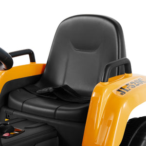 12V Electric Ride-On Excavator Digger with 3 Speeds Bluetooth Music Lights and Remote Control Yellow Trend Times 11