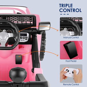 12V Electric Ride-On Jeep Toy Vehicle with Remote Control, Music, and LED Lights Trend Times 11