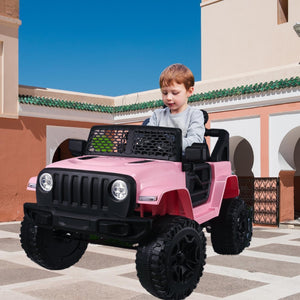 12V Electric Ride-On Jeep Toy Vehicle with Remote Control, Music, and LED Lights Trend Times 4