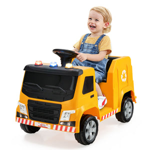 12V Electric Ride-On Remote Control Recycling Garbage Truck with Accessories Trend Times 0