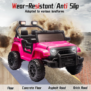 12V Electric Ride-On UTV Car for Kids with Remote Control, LED Lights, USB, and Rechargeable Battery Trend Times 12