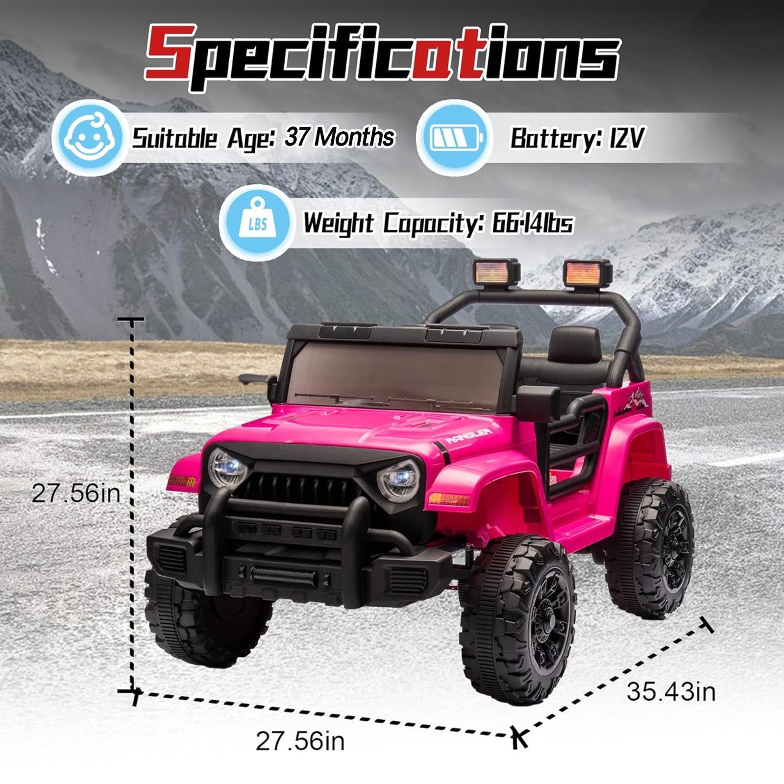 12V Electric Ride-On UTV Car for Kids with Remote Control, LED Lights, USB, and Rechargeable Battery Trend Times 9