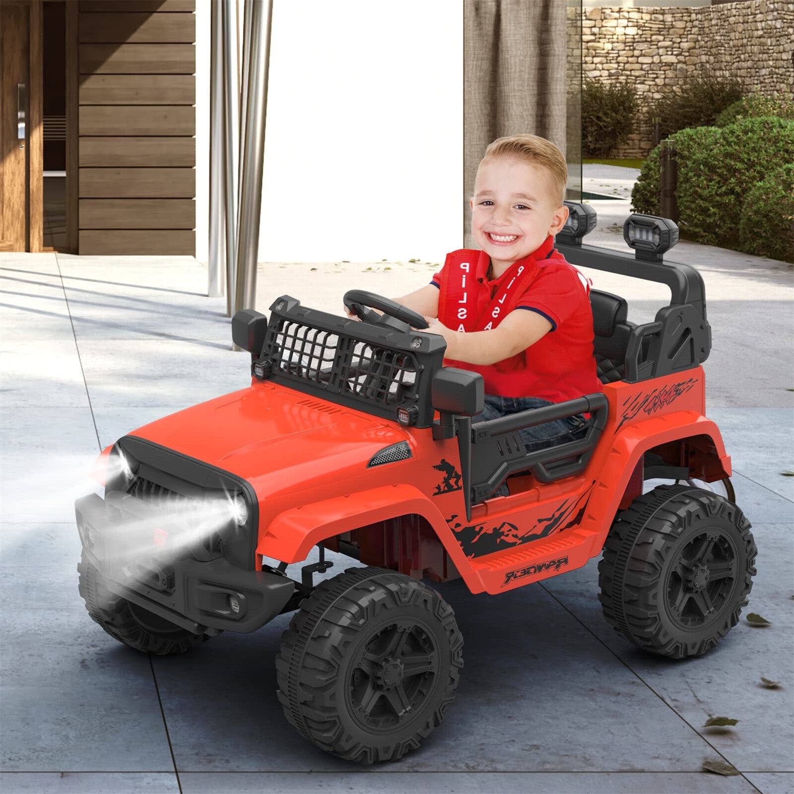 12V Electric Ride-On Truck Car for Kids with Remote Control and Spring Suspension Trend Times 8