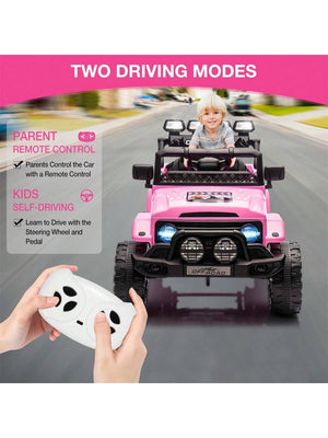 12V Electric Ride-On Truck for Kids with Remote Control, Spring Suspension, LED Lights, and Music Trend Times 6