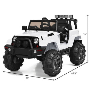 12V Electric Kids Ride-On Truck with Remote Control and LED Lights Trend Times 3