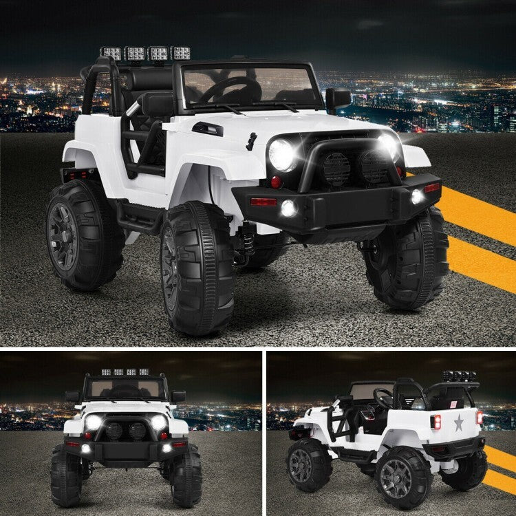 12V Electric Kids Ride-On Truck with Remote Control and LED Lights Trend Times 7
