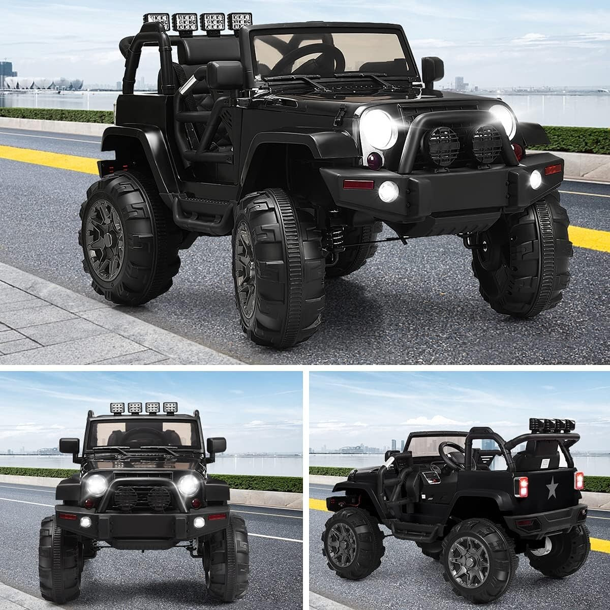 12V Electric Ride-On Truck with Double Doors, Parental Control, and Suspension System Trend Times 10