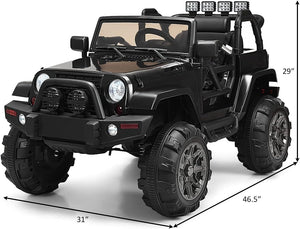 12V Electric Ride-On Truck with Double Doors, Parental Control, and Suspension System Trend Times 4