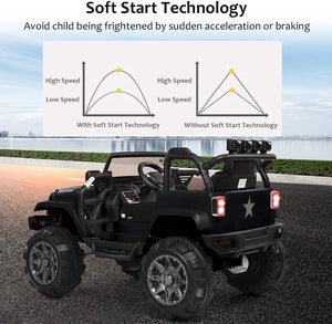 12V Electric Ride-On Truck with Double Doors, Parental Control, and Suspension System Trend Times 9