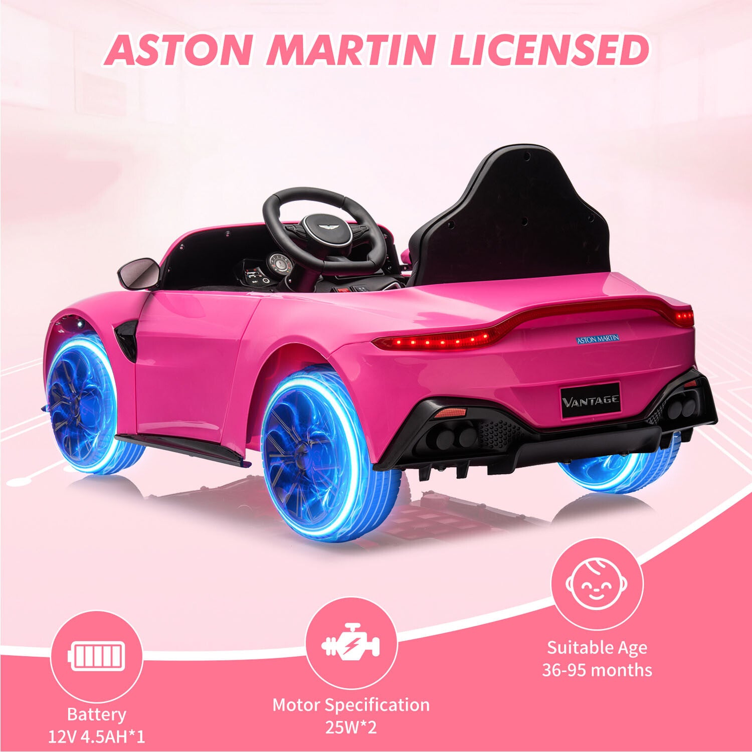 12V Battery-Powered Electric Sports Car Toy with Remote Control for Kids Trend Times 15