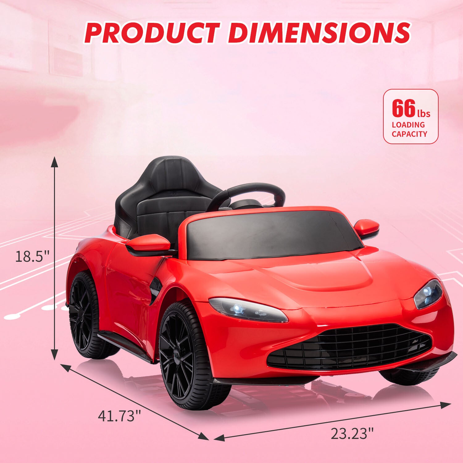 12V Battery-Powered Electric Sports Car Toy with Remote Control for Kids Trend Times 17