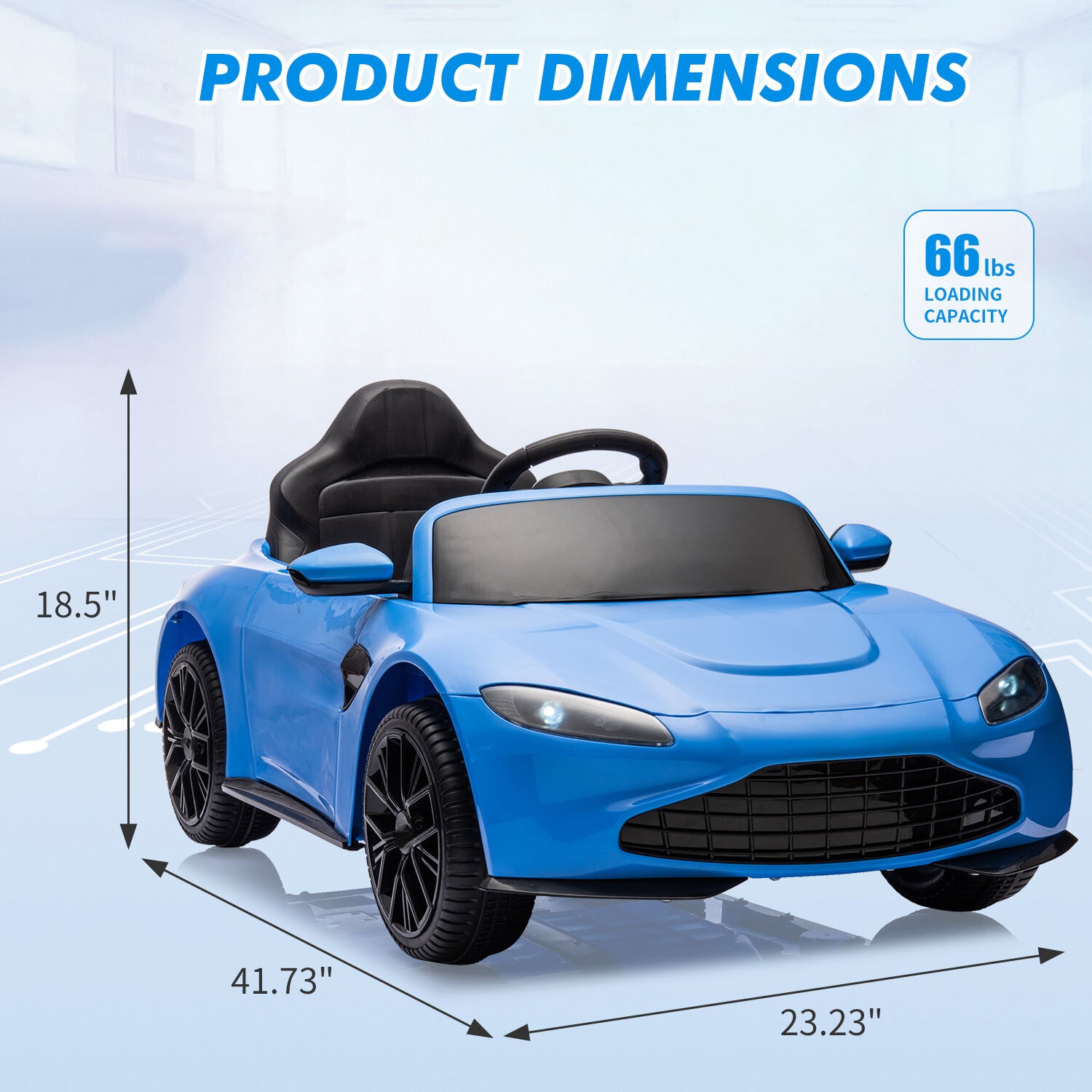 12V Battery-Powered Electric Sports Car Toy with Remote Control for Kids Trend Times 3