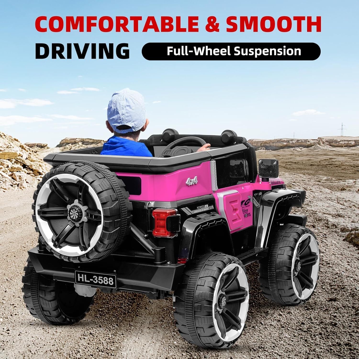 12V Electric Ride-On Truck Car with Remote Control Powered Vehicle Toy Trend Times 11