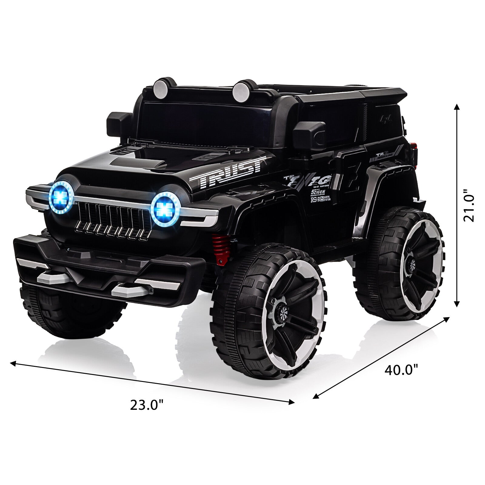 12V Electric Ride-On Truck Car with Remote Control Powered Vehicle Toy Trend Times 3