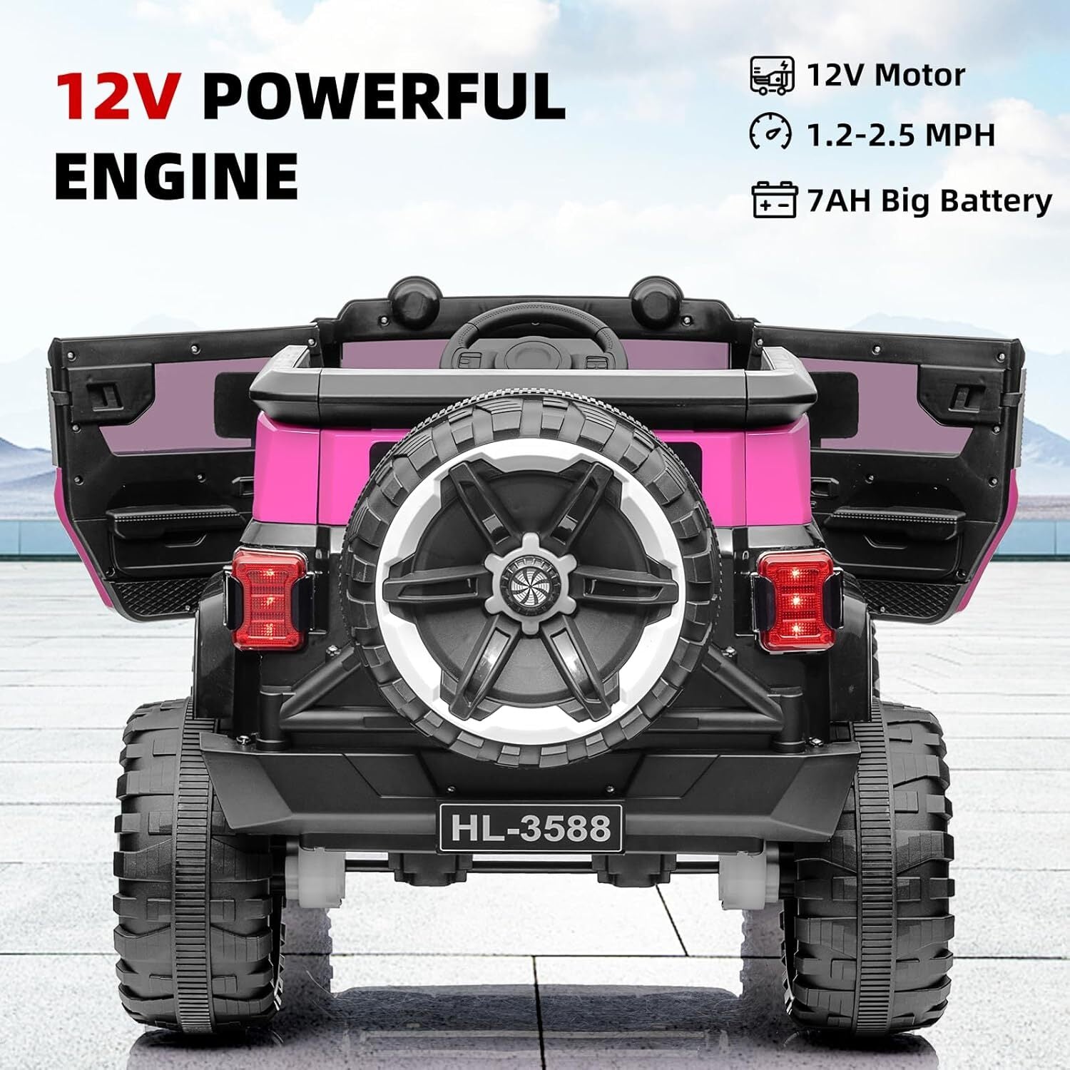 12V Electric Ride-On Truck Car with Remote Control Powered Vehicle Toy Trend Times 6