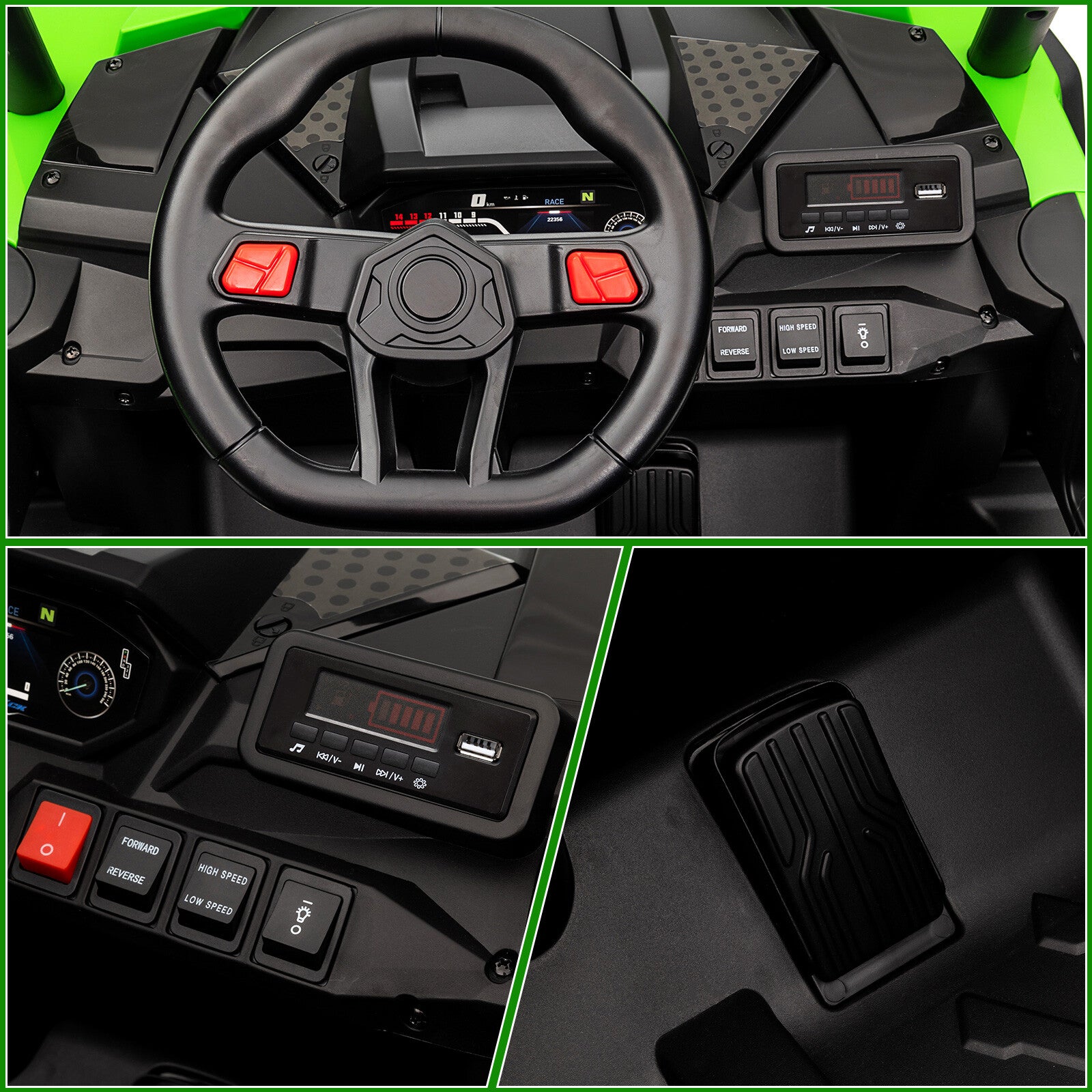 12V Electric Ride-On UTV for Kids with Remote Control and Rechargeable Battery Trend Times 7