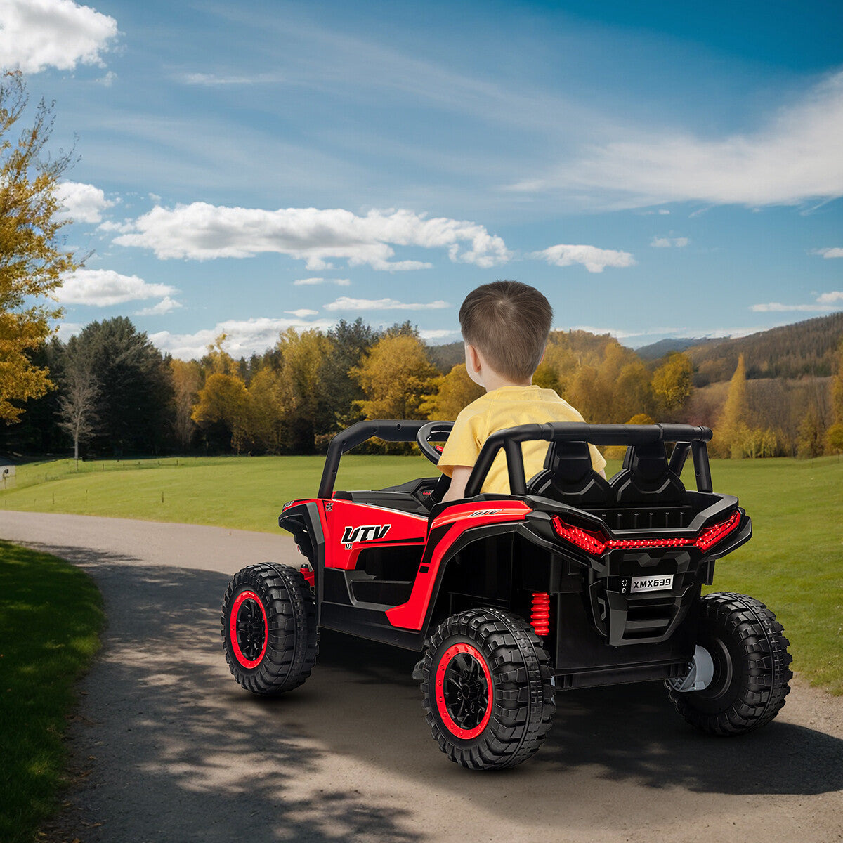 12V Electric UTV Ride-On Car for Children with Remote Control and Battery Powered Trend Times 14