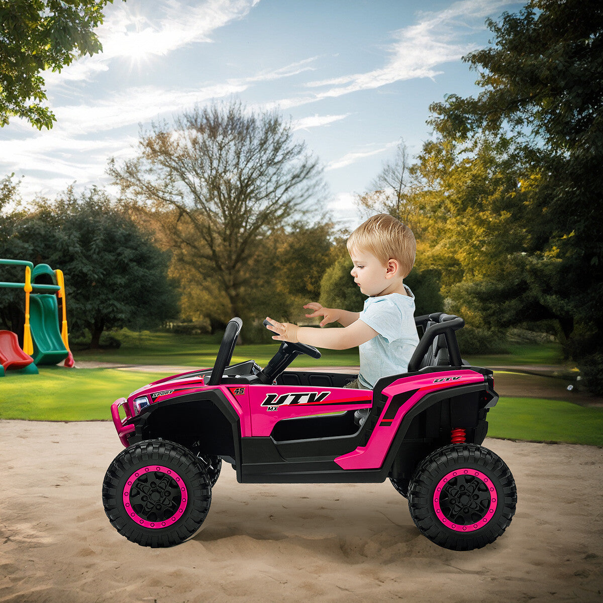 12V Electric UTV Ride-On Car for Children with Remote Control and Battery Powered Trend Times 20