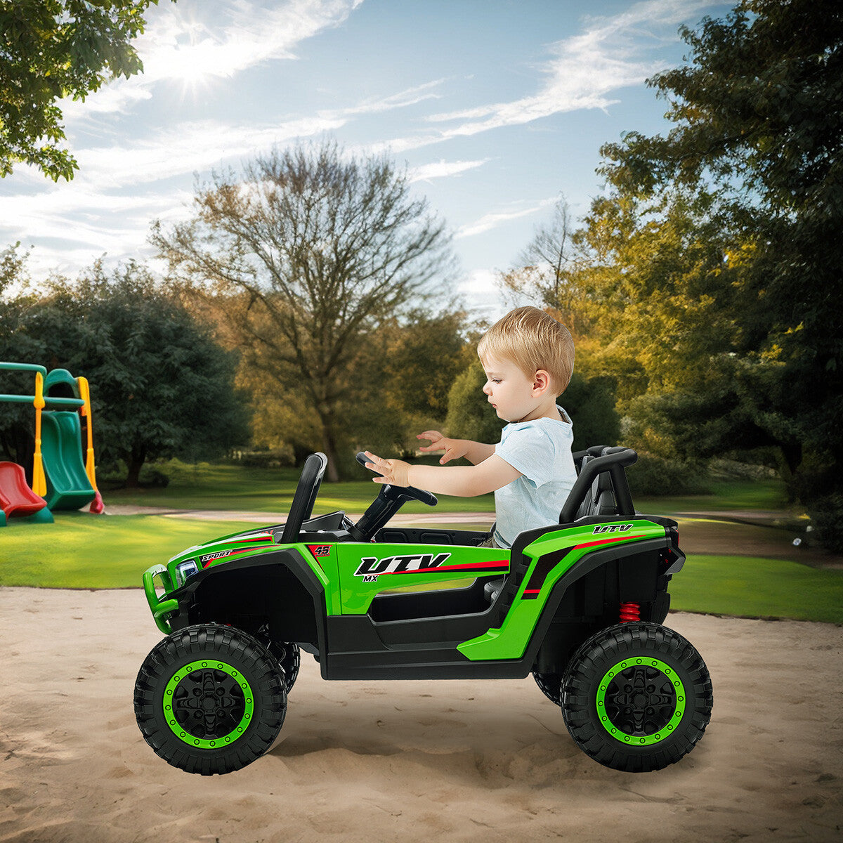12V Electric UTV Ride-On Car for Kids Battery Powered with Remote Control Trend Times 14