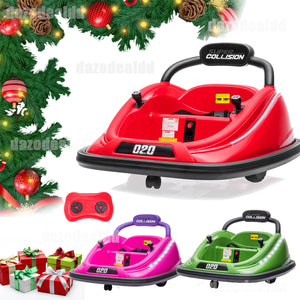 12V Electric Kids Ride-On Bumper Car with 360° Spinning, Remote Control, and MP3 Player Trend Times 8