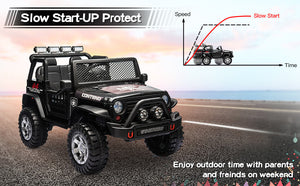 12V Electric Kids Ride-On Jeep Truck Toy Car with 2 Seats and Remote Control Trend Times 3