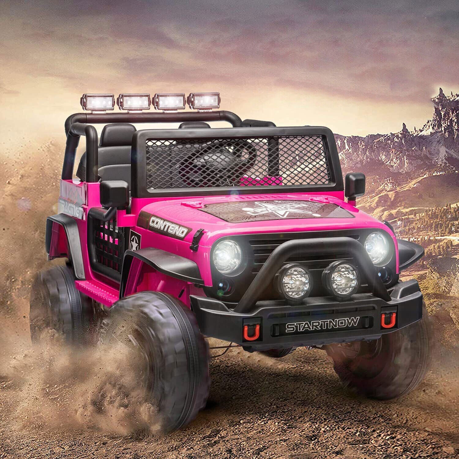 12V Electric Kids Ride-On Jeep Truck Toy Car with 2 Seats and Remote Control Trend Times 9