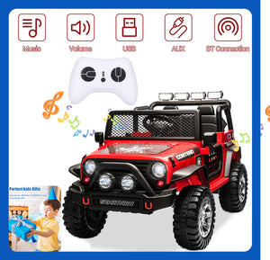 12V Electric 2-Seater Kids Ride-On Jeep Truck with Remote Control Trend Times Variant 0