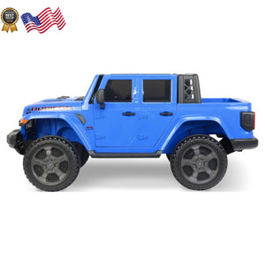 12V Battery Powered Gladiator Rubicon 2-Seater Ride-On Toy Blue Trend Times 11