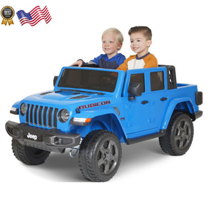 12V Battery Powered Gladiator Rubicon 2-Seater Ride-On Toy Blue Trend Times Variant 0